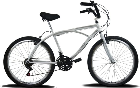 Bicicleta Caiçara Beach Aro 26 18v (Disponível Em 8 Cores)