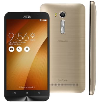 Smartphone ASUS ZenFone Go LTE 16GB  4G  5" 13MP e 5MP Android 6.0 Dourado - Open box - Excelente