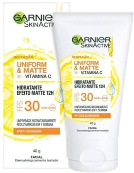 Hidratante Facial Garnier Efeito Matte Fps30 Uniform&Matte - 40g