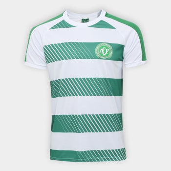 Camisa Chapecoense Champions S/N° Masculina - Branco e Verde