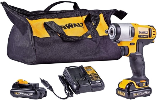 Chave De Impacto 3/8130nm Com 2 Bat Bivolt Carr+bolsa Dewalt