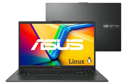 Notebook ASUS Vivobook Go 15 E1504FA AMD Ryzen 3 7320U 4GB Ram 128GB SSD Linux KeepOS Tela 15,6" FHD Black - NJ1291 - Notebook - Magazine {{route.pmdStoreName}}Logo LuLogo Magalu