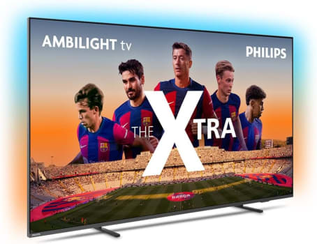 Smart TV 65" Mini LED 4K 120 Hz Philips THE XTRA 65PML9118/78, Google TV, Ambilight, P5, DTS Play-Fi, Freesync, Dolby Vision Atmos, 40 WRMS