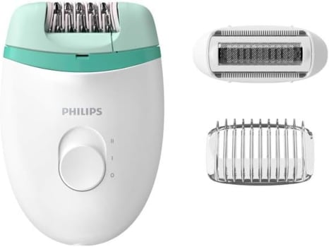 Depilador Elétrico Philips Satinelle Essential BRE245/00 2 velocidades com 2 acessórios Bivolt