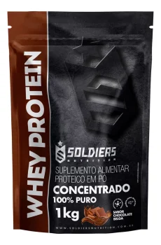 Whey Protein Concentrado 1kg Importado - Soldiers Nutrition