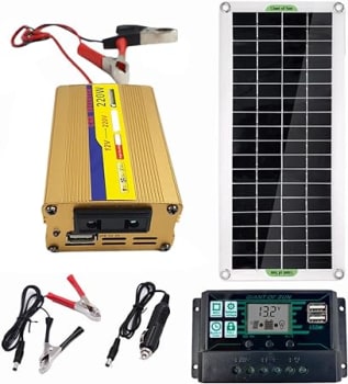 ZEYUAN Painel solar policristal de 30 W Painel solar flexível para carro de acampamento em viagem ao ar livre Acessório de energia de