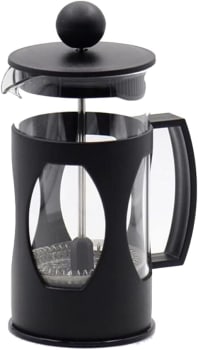 Mimo Style Cafeteira Prensa Francesa, Capacidade Para 350 ml, Com Haste e Alça, Resistente, Suporta Altas e Baixas Temperaturas (-20 °C a 180 °C), Exc