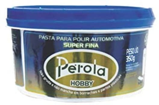 Pérola Massa Para Polir Base Água Hobby 350 Grs