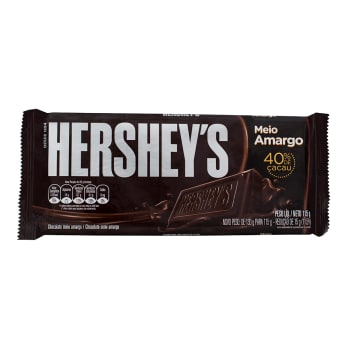 3 un. de Chocolate Hershey's Meio Amargo com 115g