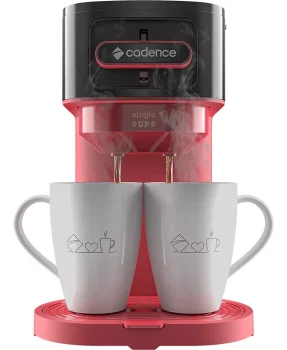 Cafeteira Elétrica Cadence Single Up CAF230 Preto e Vermelho 127V