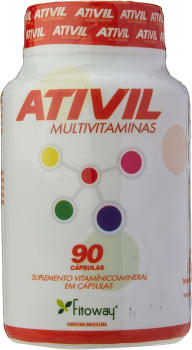 Ativil Multivitaminas, Fitoway, 90 Cápsulas