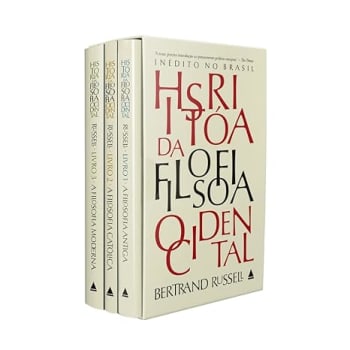 Livro Box Historia Da Filosofia Ocidental - 3 Volumes