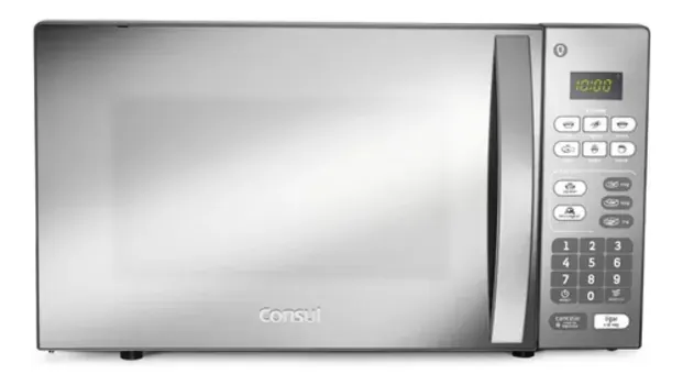 Micro-ondas Consul 20 Litros Cor Inox Espelhado Com Função D 110V