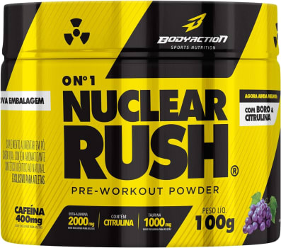 Pré Treino Nuclear Rush 100g Bodyaction