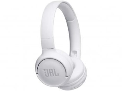 Fone de Ouvido Bluetooth JBL com Microfone Branco - T500BT - Magazine Ofertaesperta