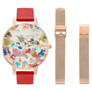 Relógio Olivia Burton Feminino Duas Pulseiras OBGSET152