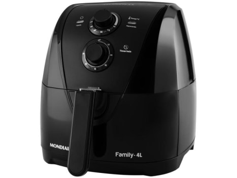 Fritadeira Elétrica sem Óleo/Air Fryer Mondial - AFN-40-BF Preta com Timer - Air Fryer - Magazine OfertaespertaLogo LuLogo Magalu