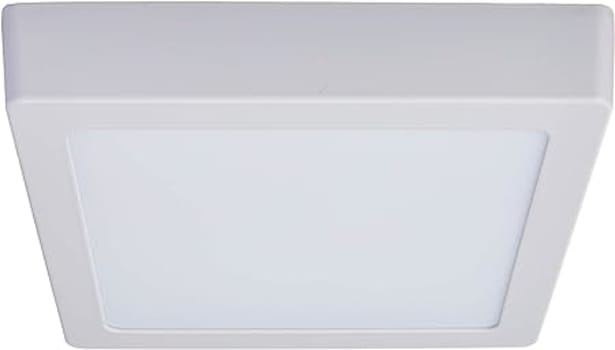 Painel Plafon LED 12W de Sobrepor Quadrado 17cm, Bivolt, 3000k Branco Quente, Avant