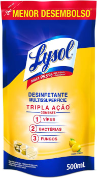 Desinfetante Líquido Lysol Poder Cítrico 500ml