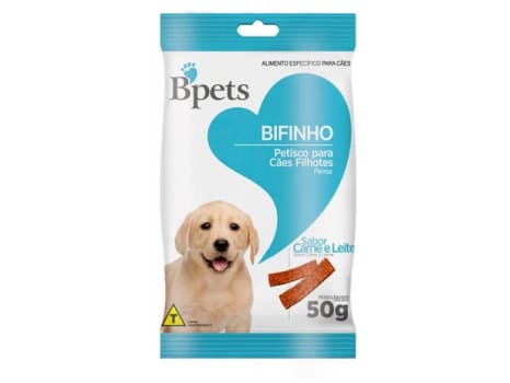 Bifinho para Cachorro Filhote Bpets Carne e Leite - Magazine Ofertaesperta