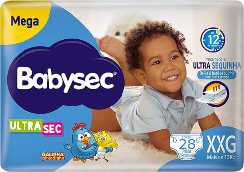 Babysec Fralda Ultrasec Galinha Pintadinha Xxg 28 Unidades