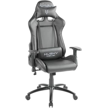 Cadeira Gamer Husky Gaming Blizzard Preto - Com Almofadas Reclinável Descanso de Braço 2D - HBL-BK