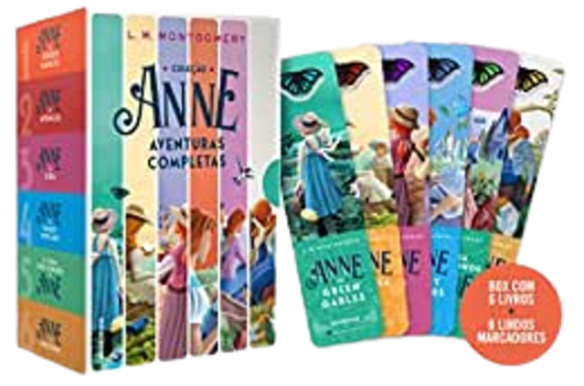 Coleção Anne de Green Gables: Aventuras Completas 6 volumes - Lucy Maud Montgomery