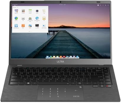 Notebook Ultra, com Linux, Processador Intel Core i3, 4GB 240GB SSD, Tela 14 Pol. HD Cinza Escovado - UB481