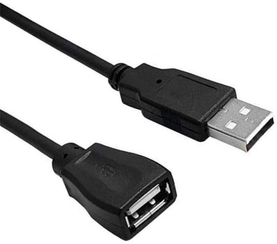 Cabo Extensão de USB Macho/Femea Versão 2.0 com 1,50m - MD9