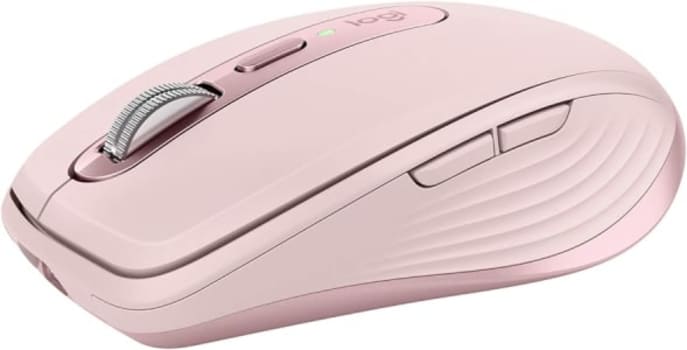 Mouse sem fio Logitech MX Anywhere 3 Compacto, Confortável, Uso em Qualquer Superfície, USB Unifying ou Bluetooth, Recarregável para Apple Mac, iPad, 