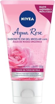 Sabonete Facial em Gel Nivea Aqua Rose - 150ml