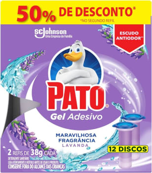 2 Pacotes Pato Gel Lavanda - 12 Discos Cada