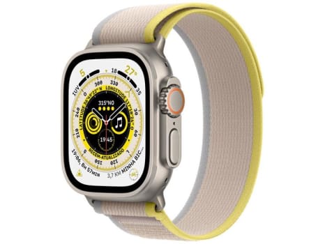 Apple Watch Ultra 49mm GPS + Cellular Caixa Titânio Pulseira Loop Trail