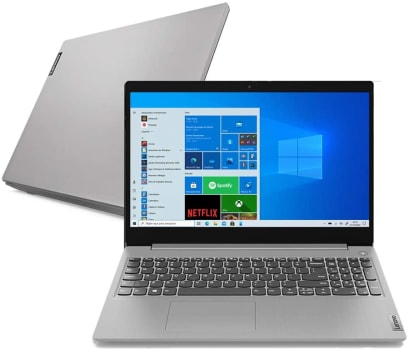 Notebook Lenovo IdeaPad 3i Intel Core i3-10110U 4GB RAM 256 GB SSD Windows 10 15.6" Prata - 82BS0006BR