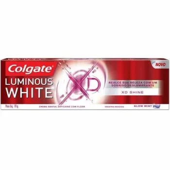 Creme Dental Branqueador Luminous White XD 70 g, Colgate, 70g