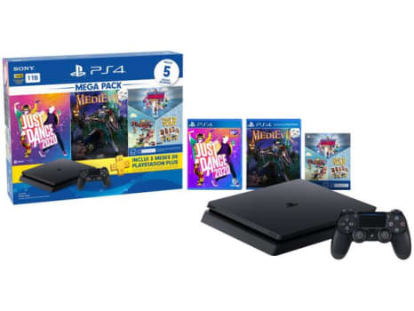 PlayStation 4 Bundle V11 1TB 1 Controle Sony - com 5 Jogos - Magazine Ofertaesperta