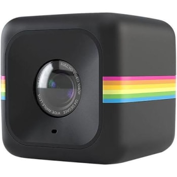 Câmera de Ação Full HD Cube Polaroid - Preta