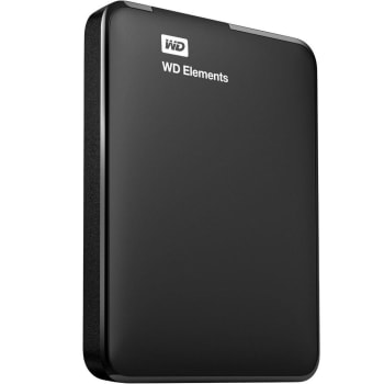 HD Externo Portátil WD Elements 1TB USB 3.0 - WDBUZG0010BBK