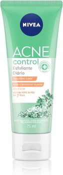 NIVEA Esfoliante Facial Acne Control 75ml - Controla a oleosidade, ajuda a desobstruir os poros, remove células mortas, reduz a vermelhidão da acne, n