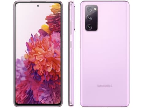 Smartphone Samsung Galaxy S20 FE 128GB Cloud - Lavander 6GB RAM 6,5” Câm. Tripla + Selfie 32MP - Magazine Ofertaesperta