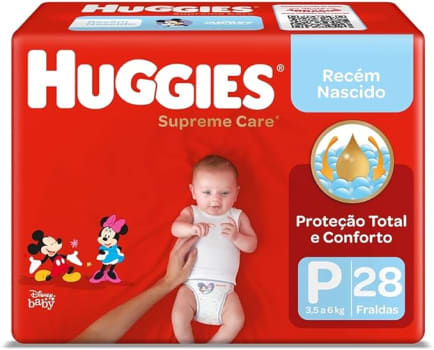 Fralda Huggies Supreme Care P - 28 Unidades