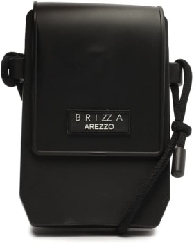 Bolsa Pequena Tiracolo Preto Brizza Arezzo