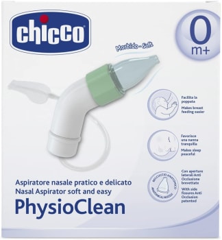 Aspirador Nasal Physioclean Chicco Branco: Alô Bebê