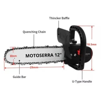 Motosserra Adaptador Para Esmerilhadeira / Lixadeira Jardim Arvore Galhos - Jodi - Motosserra e Acessórios - Magazine OfertaespertaLogo LuLogo Magalu