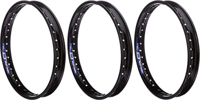 Aro De Roda 18 X 185 Traseiro Cg 125/Titan 150/Turuna/Agr/Yamaha 125-135/Dt Preto