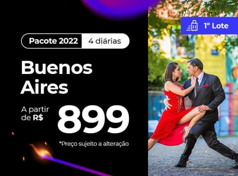 Buenos Aires - 2022 Aéreo + Hotel Com Café da Manhã (1º Lote)