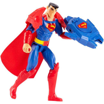 Boneco Articulado com Acessório - 30 cm - Liga da Justiça - Super Armadura - Superman - Mattel