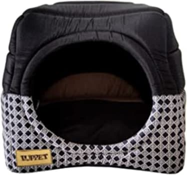 Cama Iglu e Toca Para Cachorro Luxo Luppet Preto Vime M