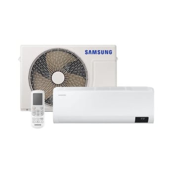 Inverter 9.000 BTUs Frio Ar Condicionado Split Samsung Digital Inverter Frio Branco 9.000 BTUs