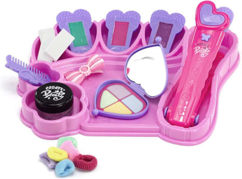 Maquiagem Infantil Kit de Beleza Mechas Coloridas - Mega Compras